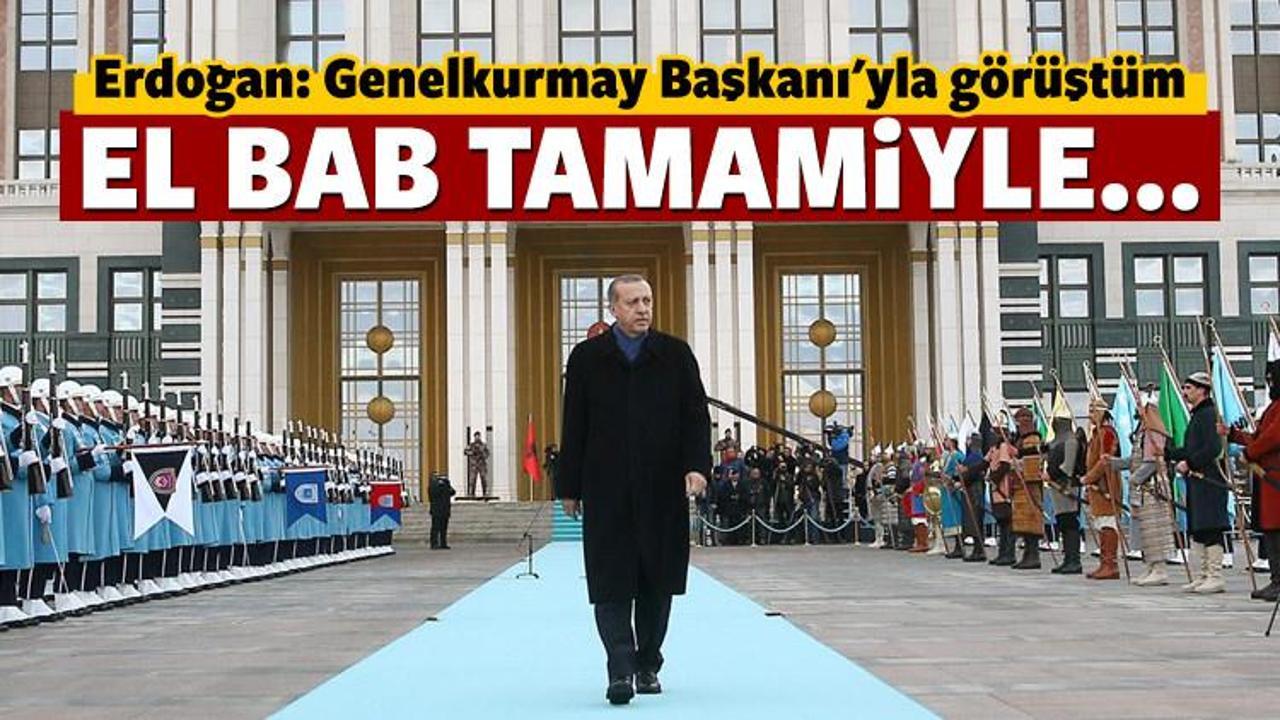 Erdoğan'dan El-Bab a&ccedil;ıklaması