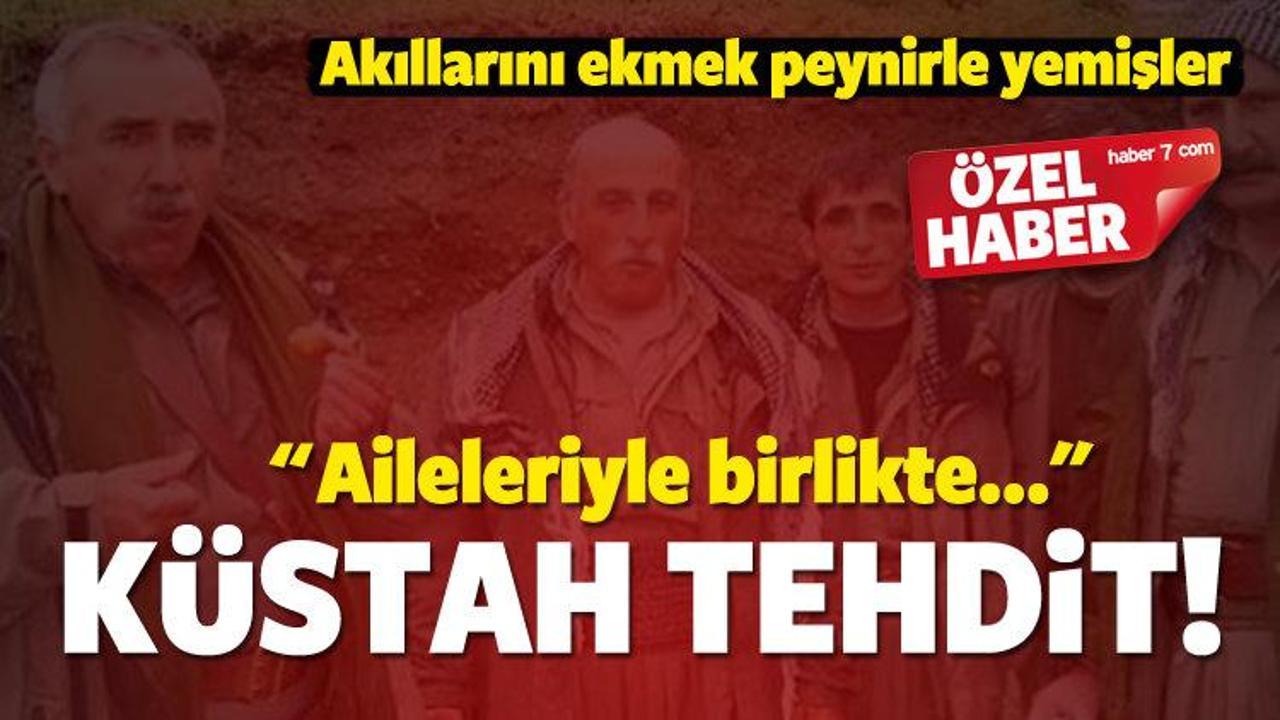 Terör örgütü PKK'dan Türkiye'ye küstah tehdit!