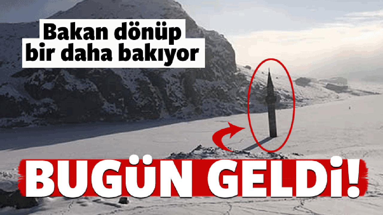 Yazın su, kışın kar altında!