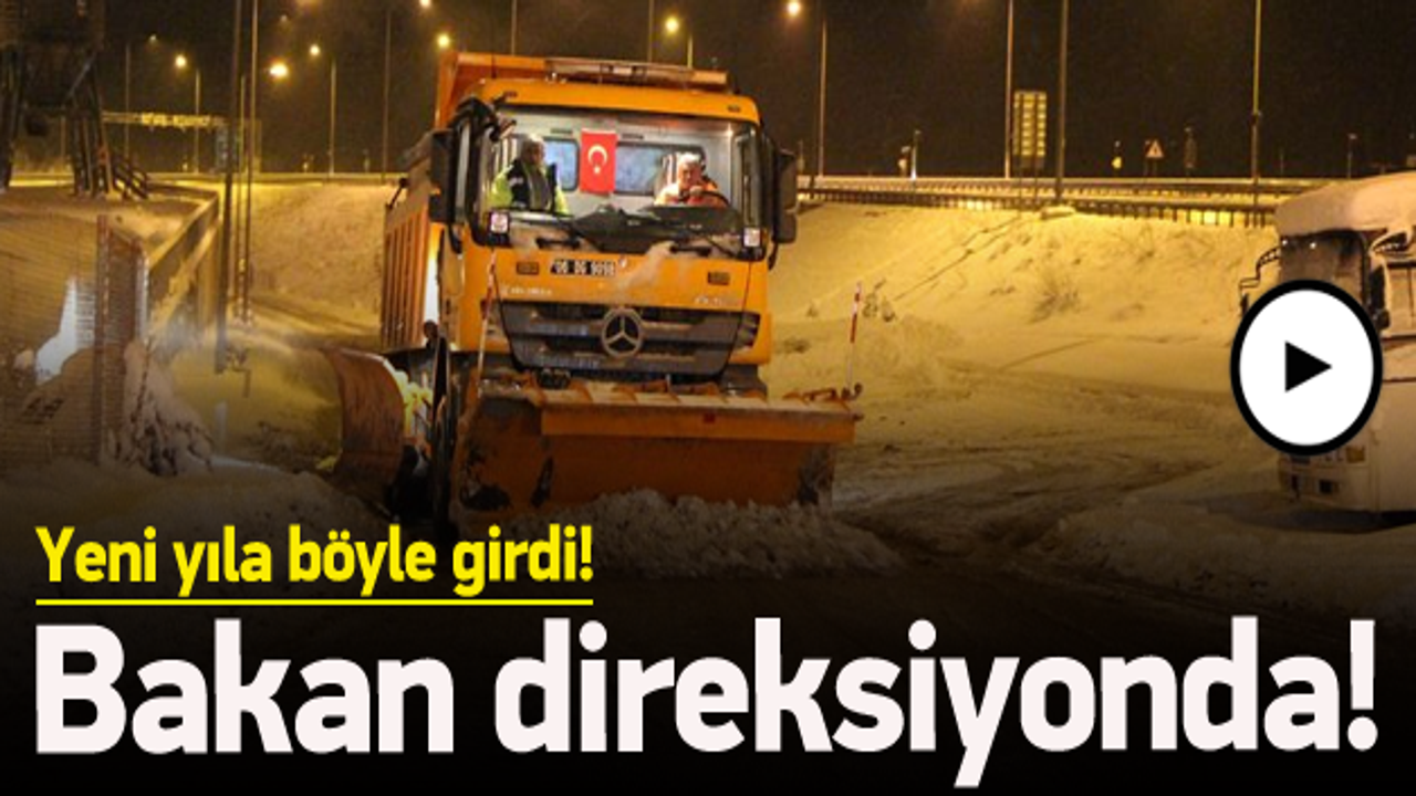 Bakan Yıldırım, yeni yılda kar k&uuml;redi