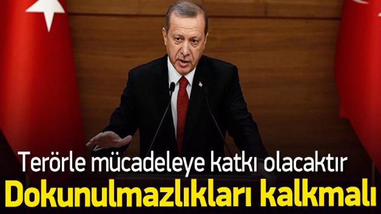 Erdoğan: İki eş başkanın dokunulmazlığı kalkmalı