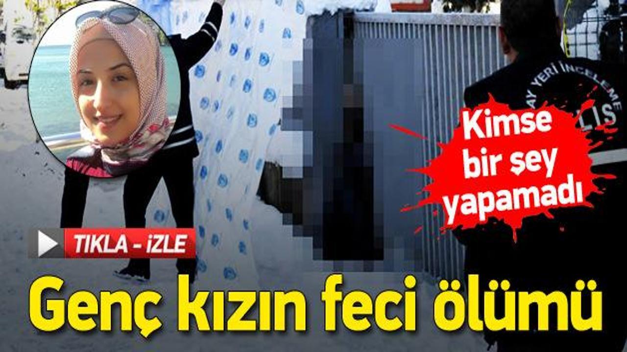 Otomatik kapı ile duvar arasına sıkışan kadın &ouml;ld&uuml;