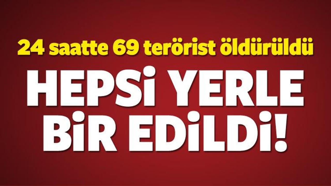 69 DAEŞ'li terörist öldürüldü!