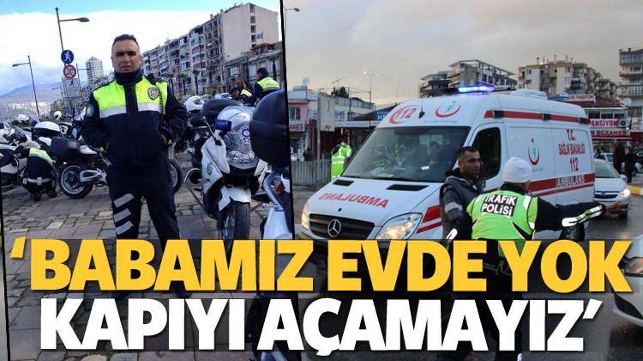 'Babamız evde yok kapıyı a&ccedil;amayız'