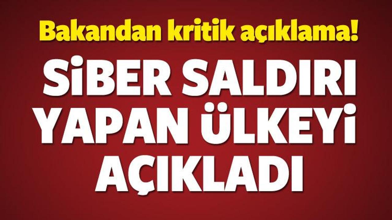 Bakan a&ccedil;ıkladı: ABD'den saldırı yapıldı