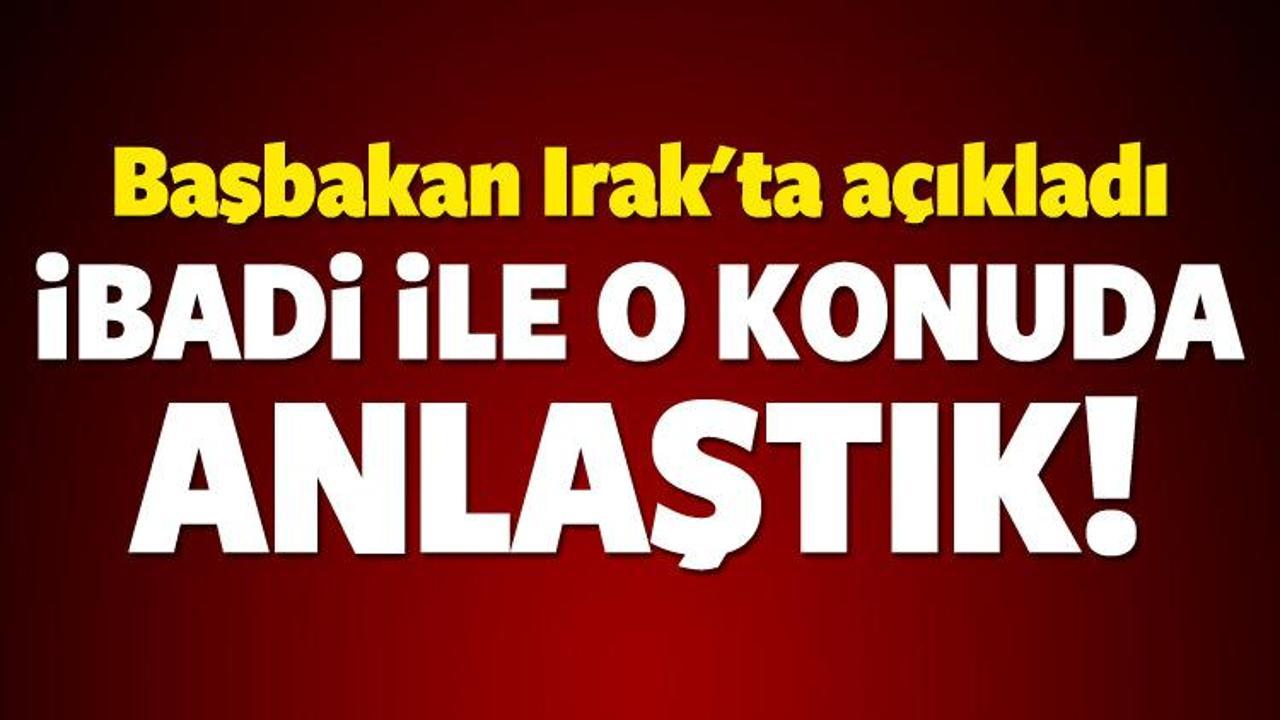  Irak'ta a&ccedil;ıkladı: İbadi ile o konuda anlaştık!