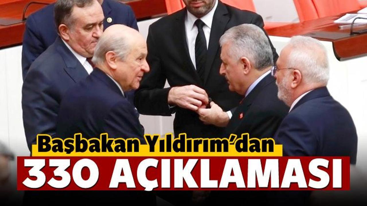 Başbakan Yıldırım'dan 330 yorumu