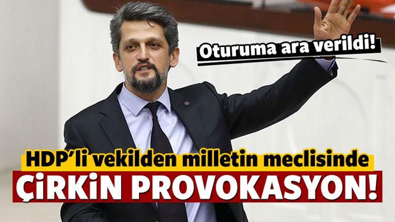 HDP'li Paylan'dan TBMM'de 'soykırım' provokasyonu