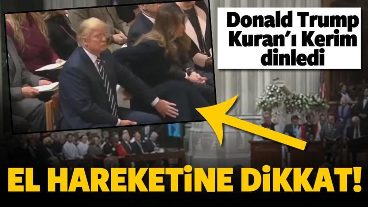 Donald Trump Kuran'ı Kerim dinledi