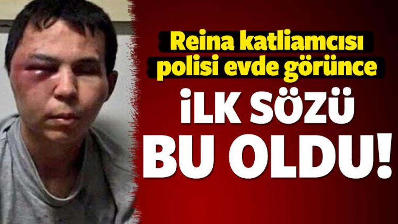 Reina katliamcısı polisi g&ouml;r&uuml;nce...