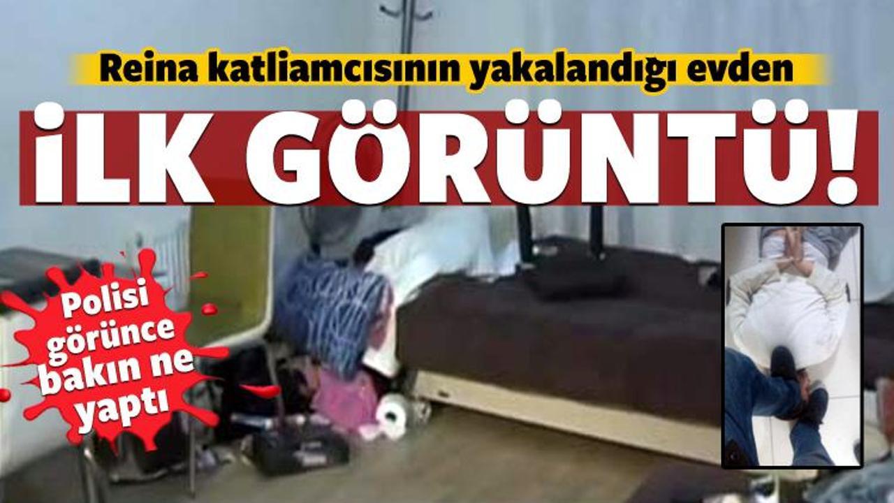 Reina saldırganının yakalandığı evin görüntüleri