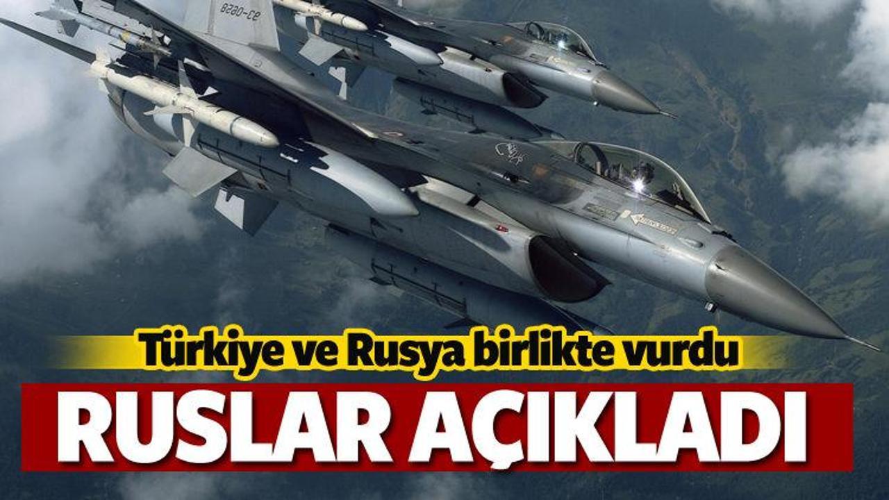 Türk ve Rus savaş uçakları birlikte vurdu!