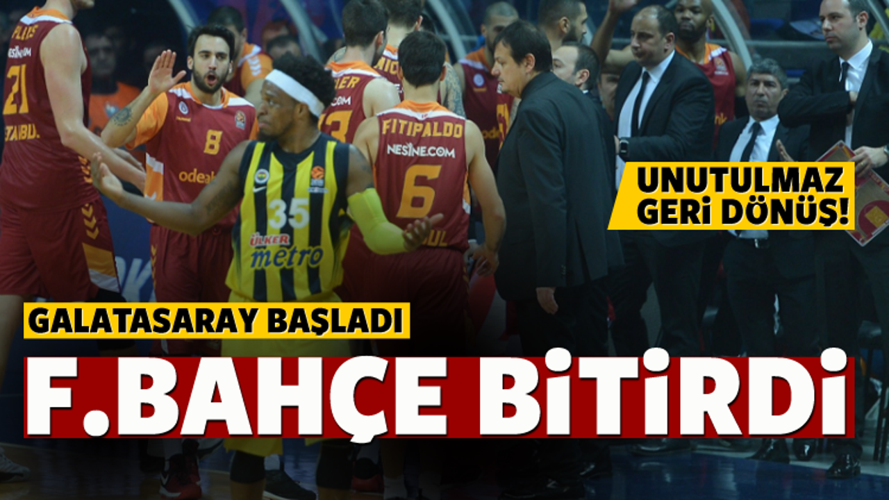 Avrupa derbisinde unutulmaz geri d&ouml;n&uuml;ş!