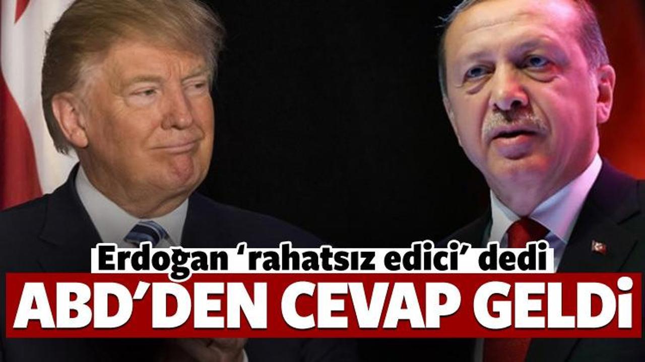 Erdoğan'ın sözlerine ABD'den ilk cevap!