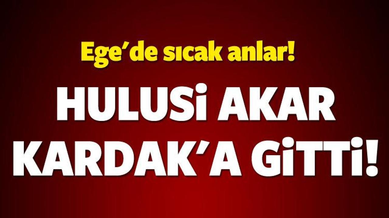 Hulusi Akar'dan Kardak'a sürpriz ziyaret