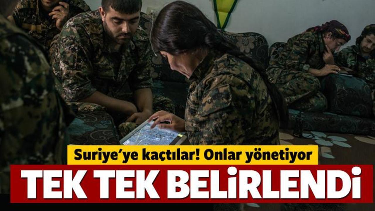 İşte YPG'yi y&ouml;neten 9 &uuml;st d&uuml;zey PKK'lı ter&ouml;rist