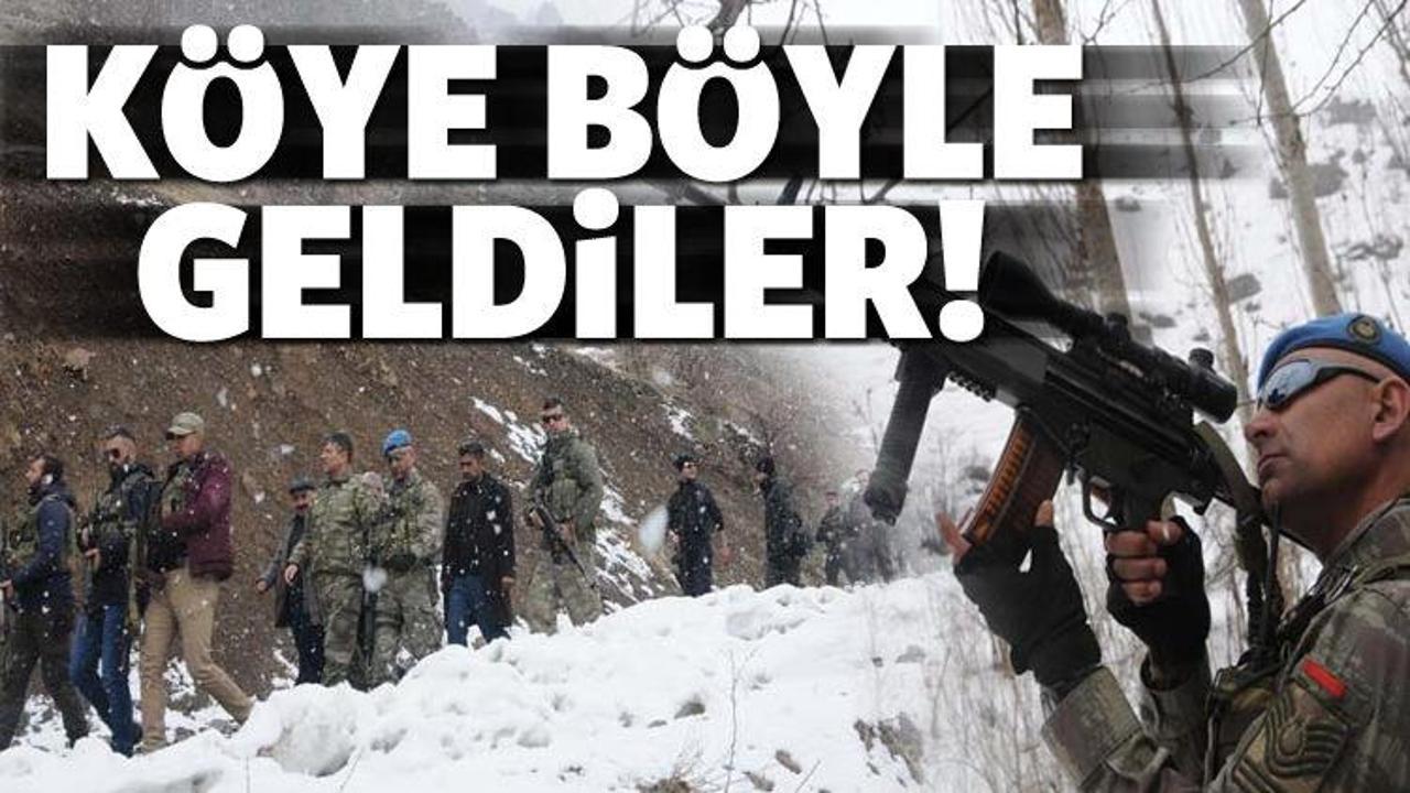 Köye böyle geldiler