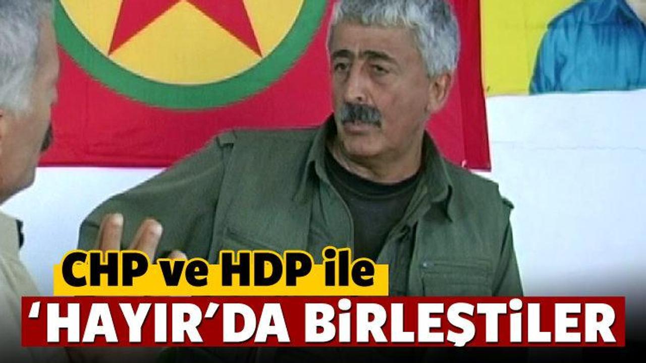 Terör örgütü PKK'dan referandum çağrısı