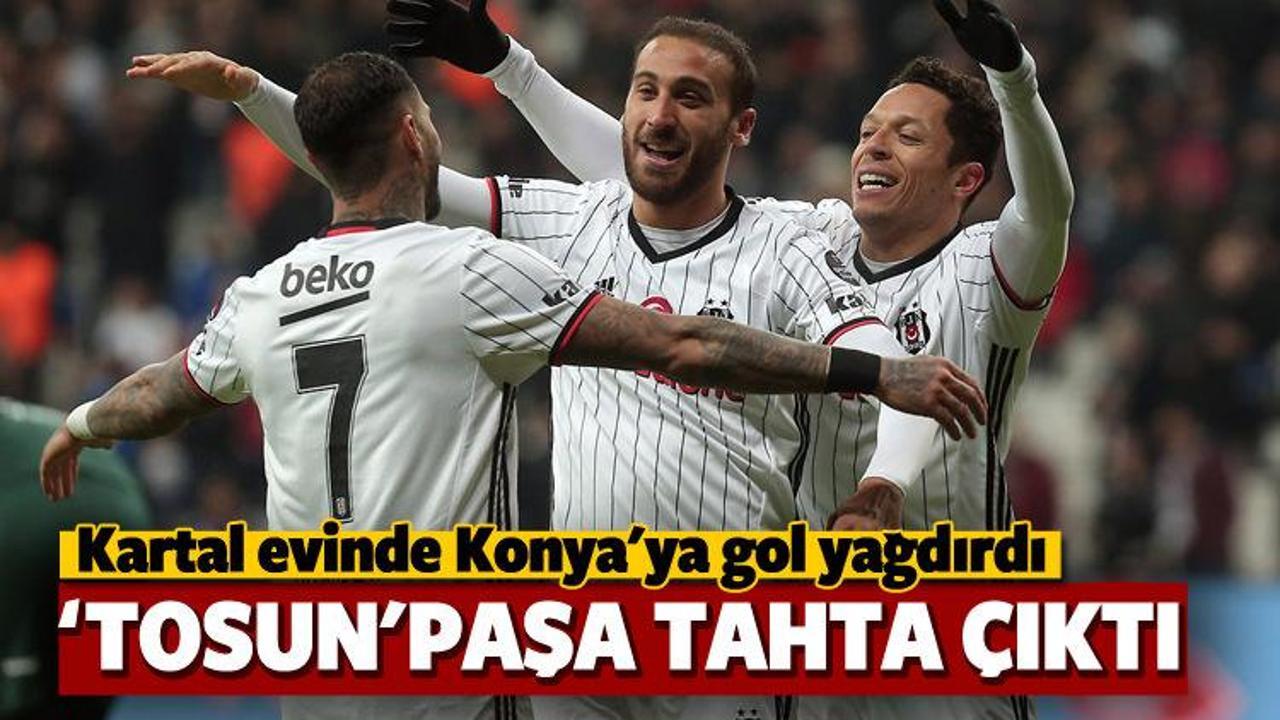Beşiktaş, Konya karşısında şov yaptı!