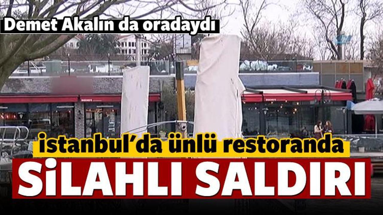 İstanbul'da ünlü restoranda silahlı saldırı! 