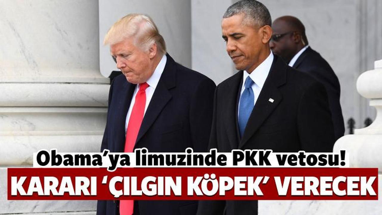 Obama'ya limuzinde PKK vetosu! 