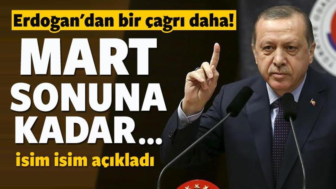 Erdoğan'dan bir talimat daha!