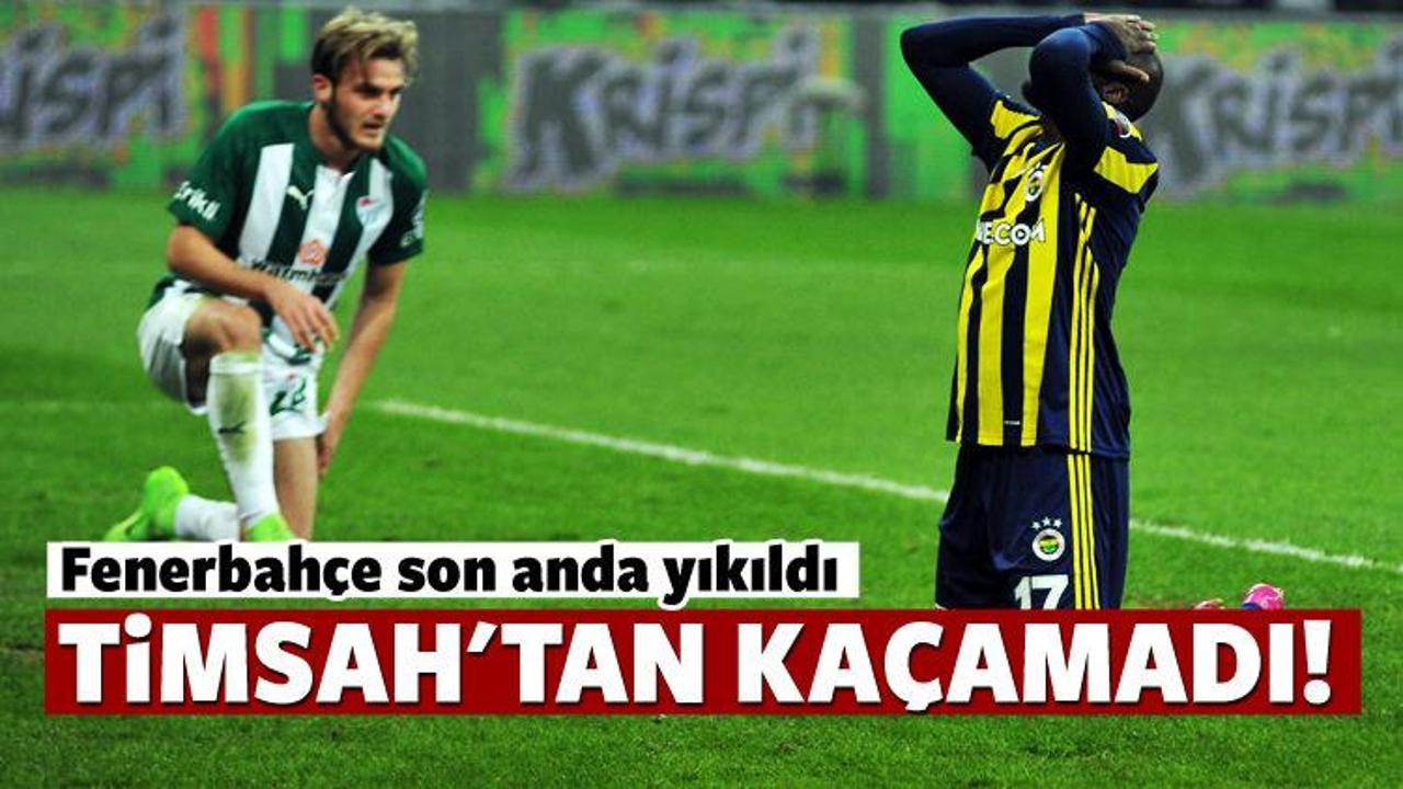 Fenerbahçe Timsah'tan kaçamadı!
