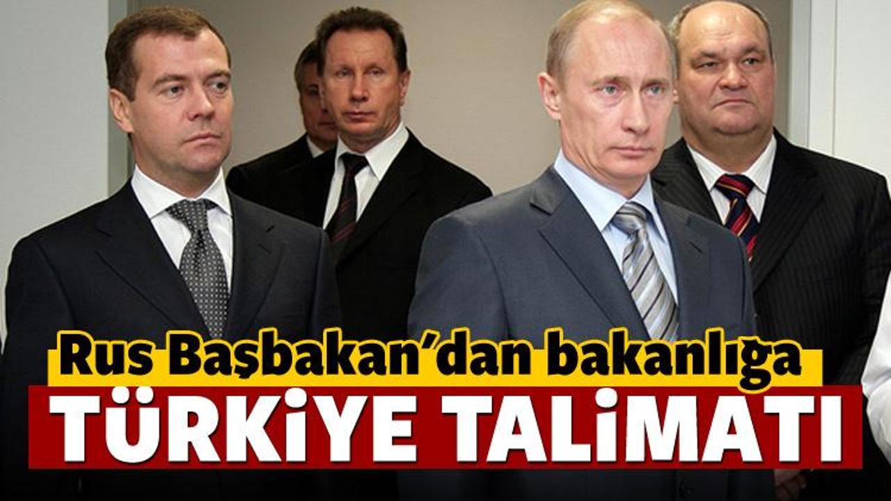 Medvedev'den bakanlığa Türkiye talimatı