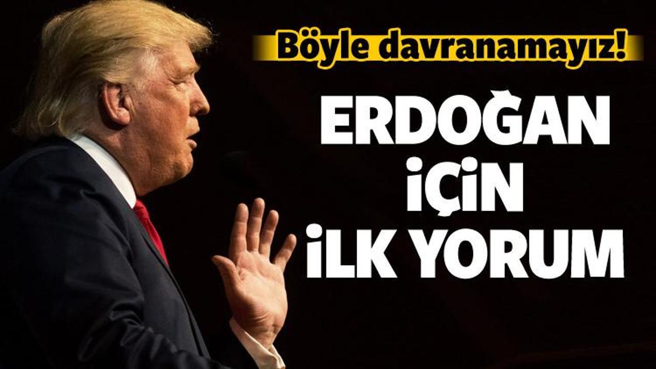 Trump'dan ilk Erdoğan yorumu: Güçlü bir lider