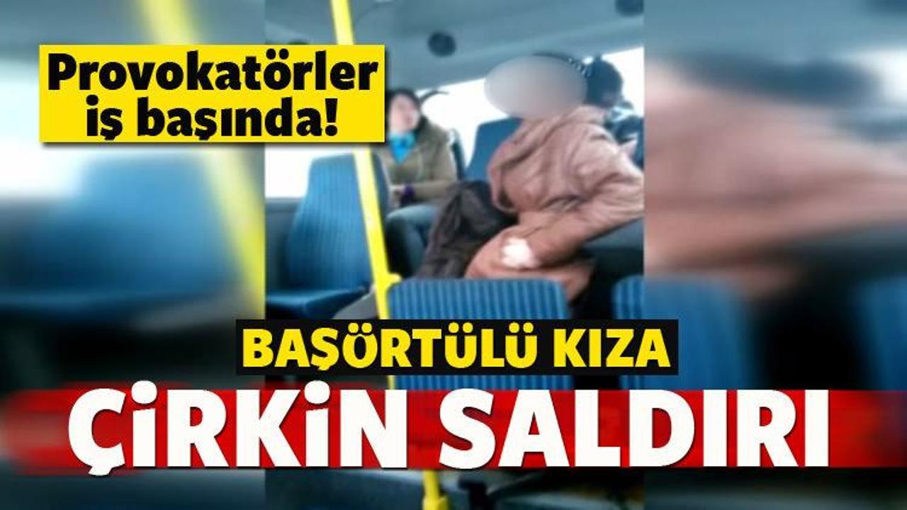 Başörtülü kıza 'provokatif' saldırı