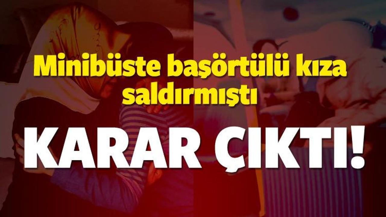 Başörtülü kıza saldıran kadın hakkında karar çıktı