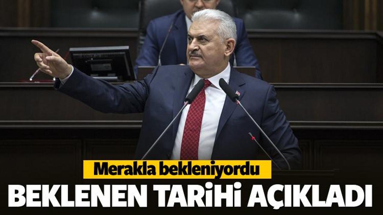 Binali Yıldırım kampanya tarihini a&ccedil;ıkladı
