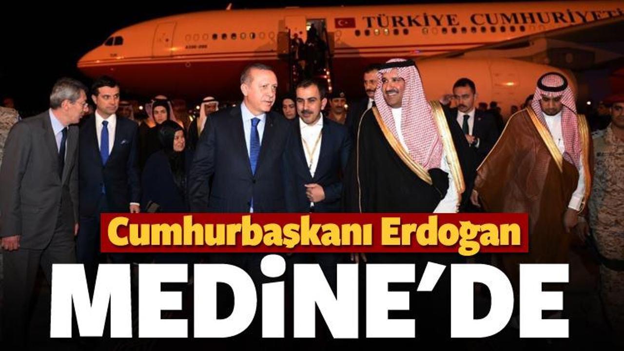 Cumhurbaşkanı Erdoğan Medine'de!