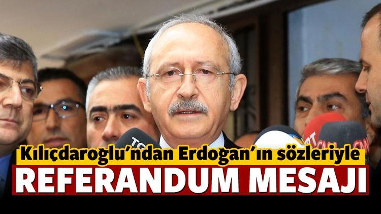 Kılıçdaroğlu'ndan referandum tweeti
