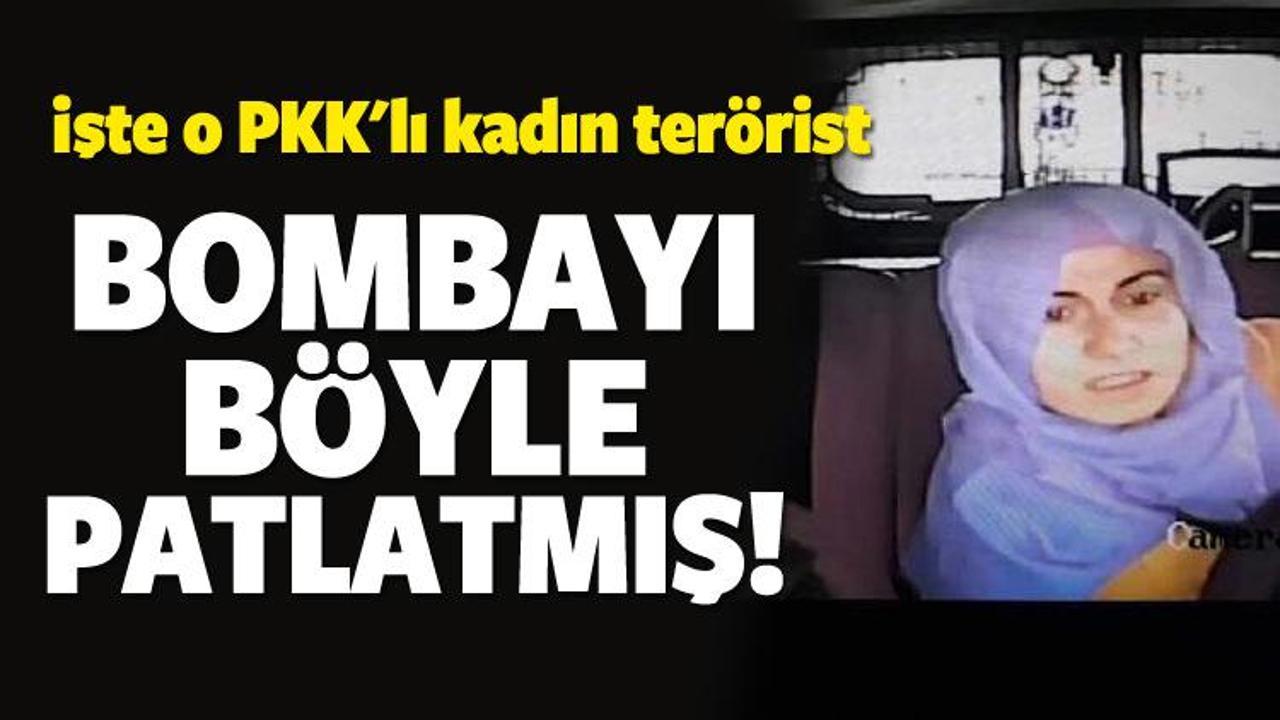 PKK'lı kadın terörist bombayı böyle patlatmış