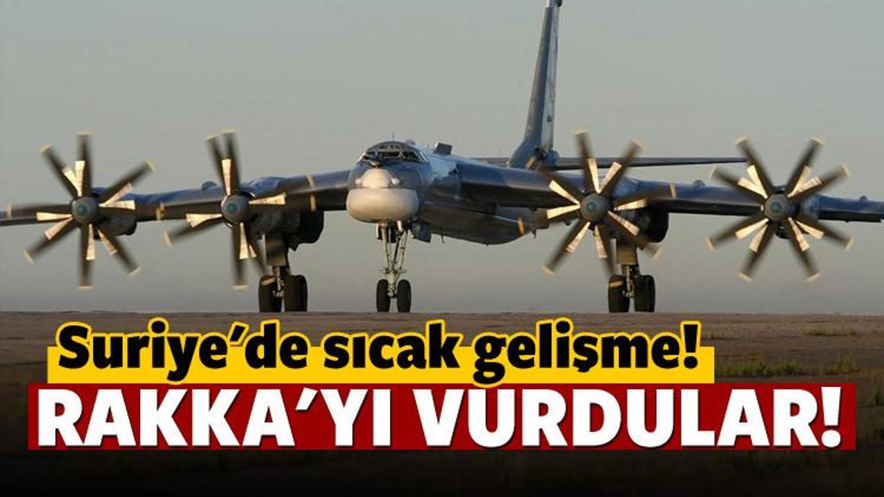 Rus savaş uçakları Rakka'yı vurdu