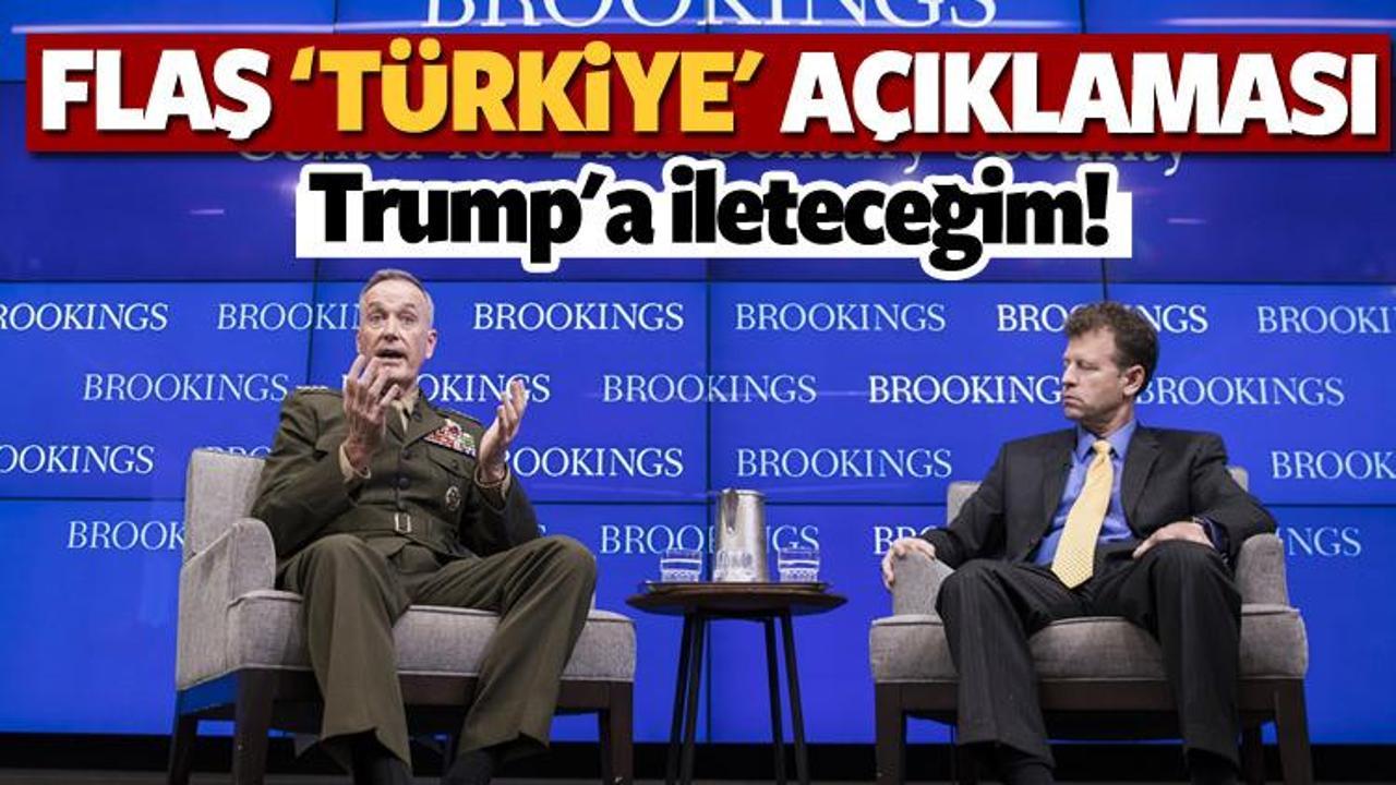 ABD Genelkurmay Başkanı'ndan Türkiye açıklaması 