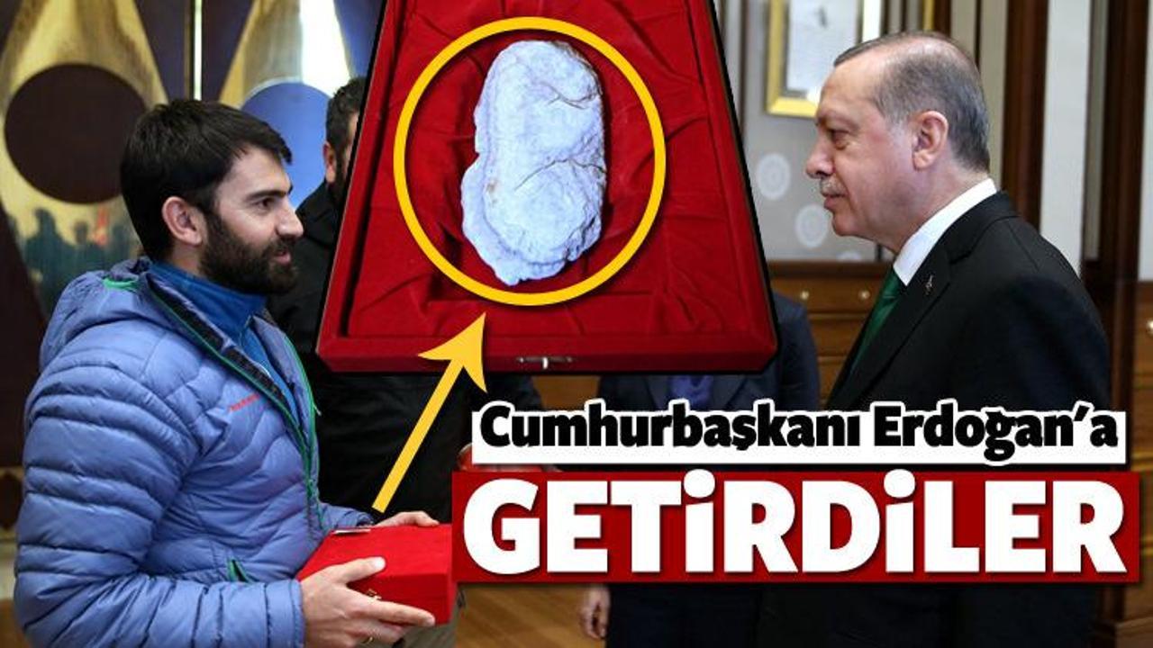 Cumhurbaşkanı Erdoğan'a getirdiler!