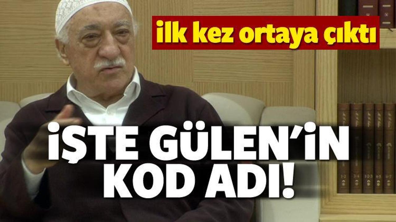 Teröristbaşı Gülen'in Kod adı ortaya çıktı