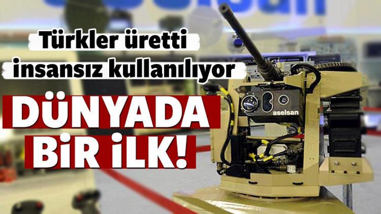 İlk insansız kara muharebe aracına Türkiye damgası