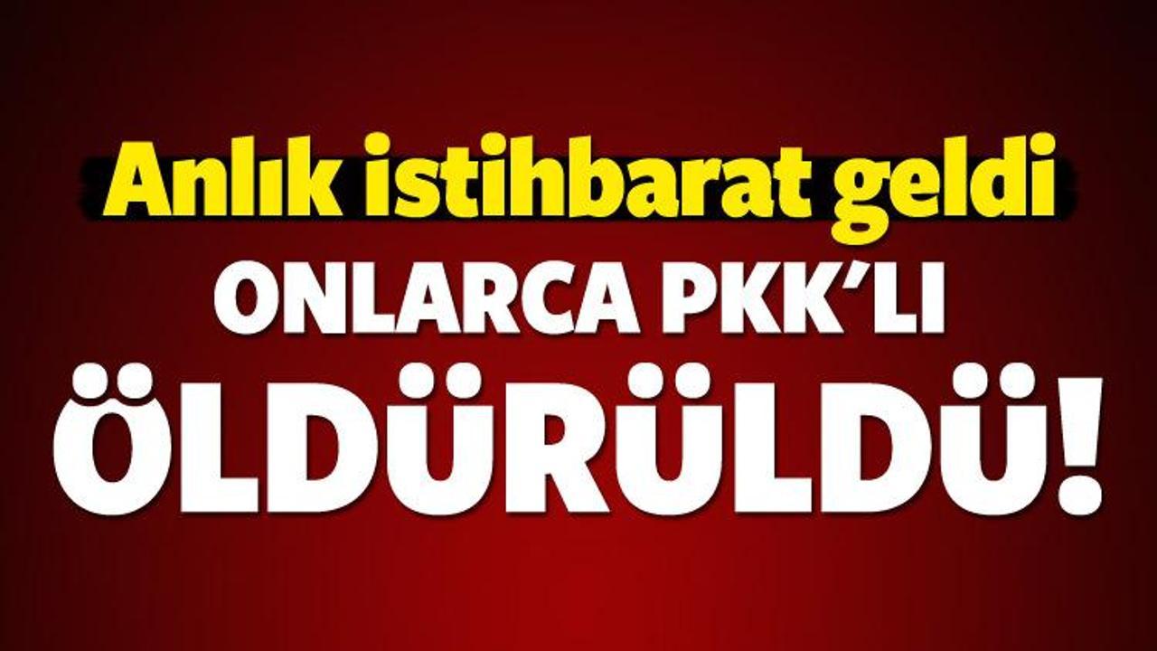 İstihbarat geldi! 27 PKK'lı öldürüldü!