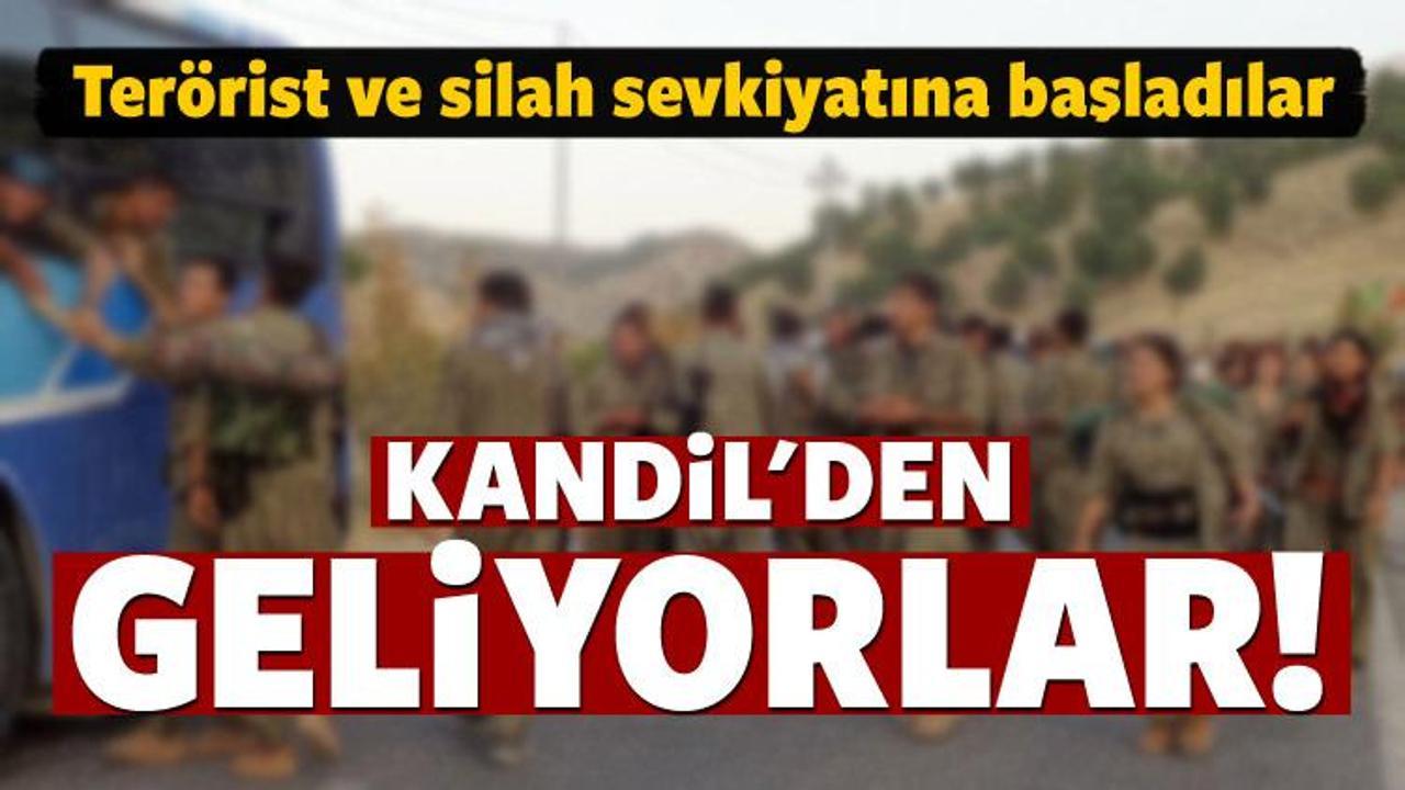 PKK oraya terörist yığmaya başladı!