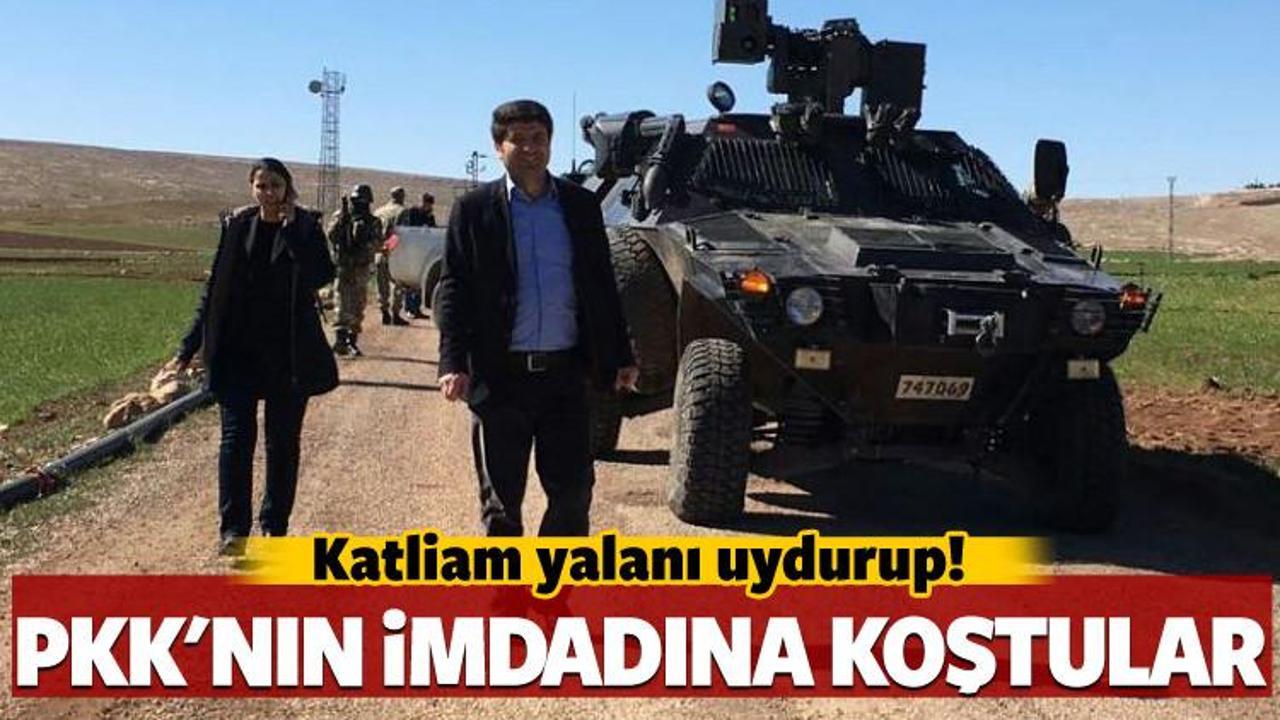 PKK'lılar sıkıştı! HDP yardıma koştu