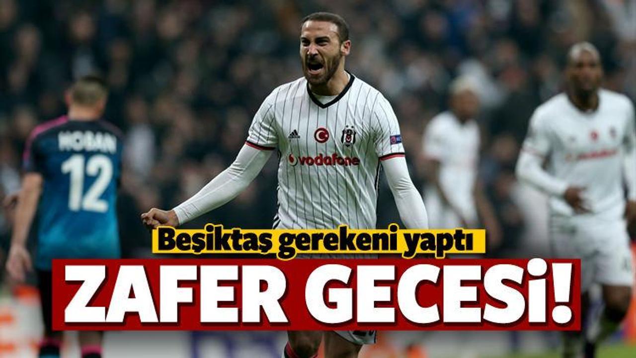 Zafer gecesi! Beşiktaş gerekeni yaptı!
