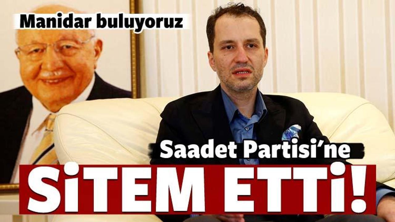 Fatih Erbakan'dan Saadet Partisine tepki!