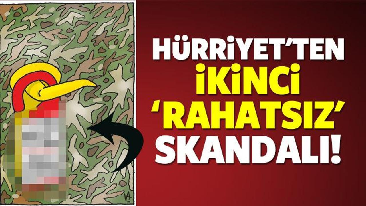 Hürriyet'ten skandal asker karikatürü