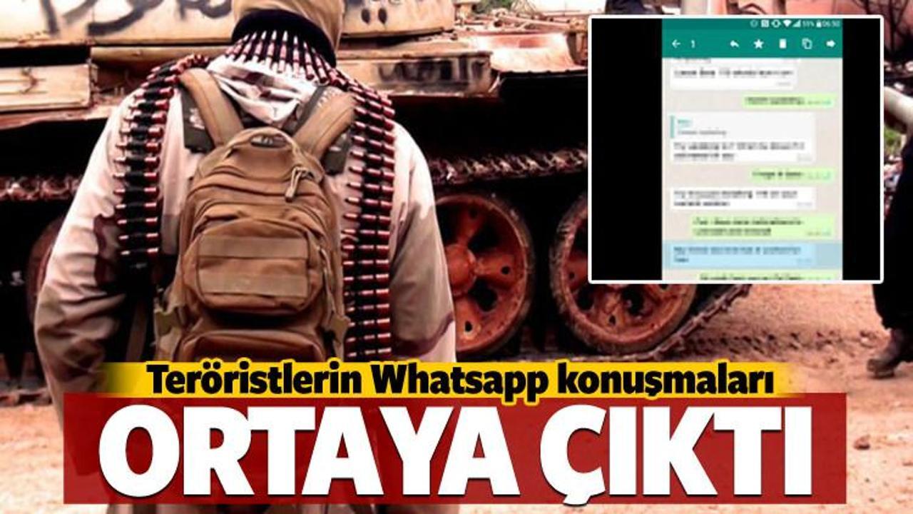 Teröristlerin Whatsapp konuşmaları ortaya çıktı!