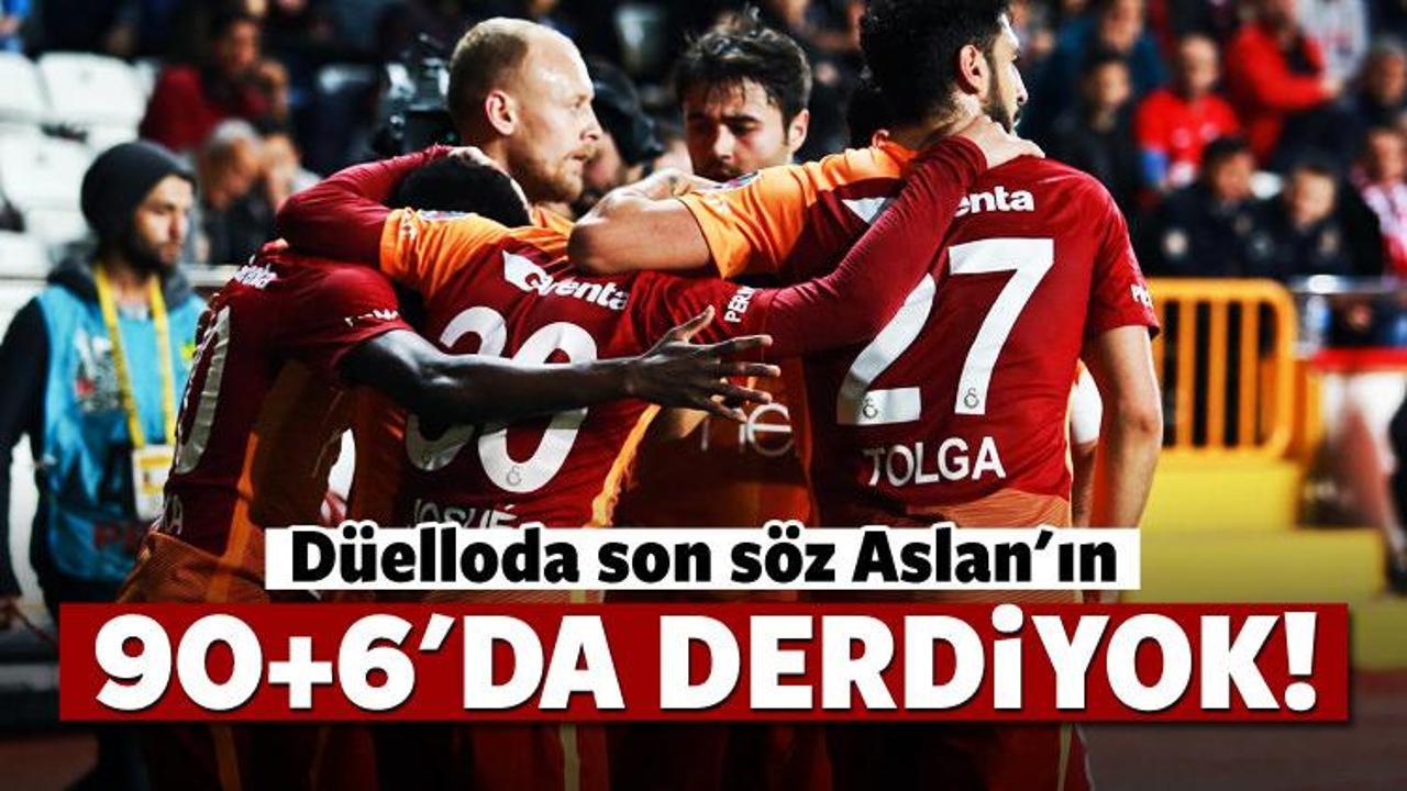 Antalya'da son sözü Aslan söyledi!