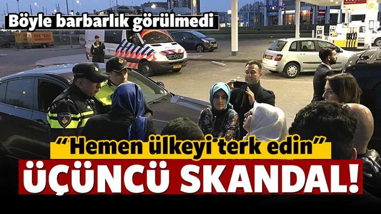 Hollanda'da üçüncü skandal: Hemen ülkeyi terk edin