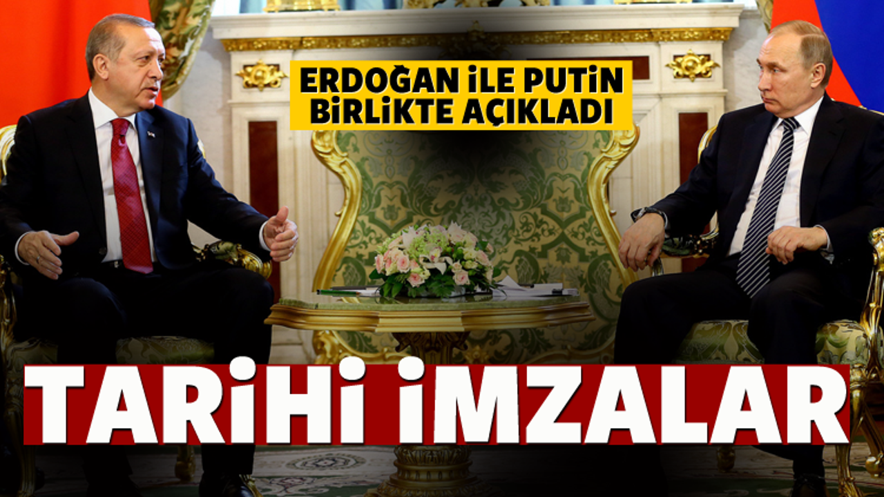 Türkiye ile Rusya arasında tarihi imzalar!
